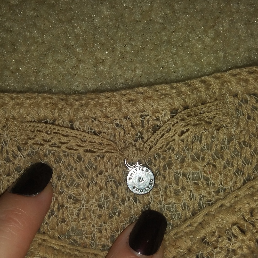 ANTHROPOLOGIE'S K & K BANDED BOUQUET SWEATER - Picture 6 of 8
